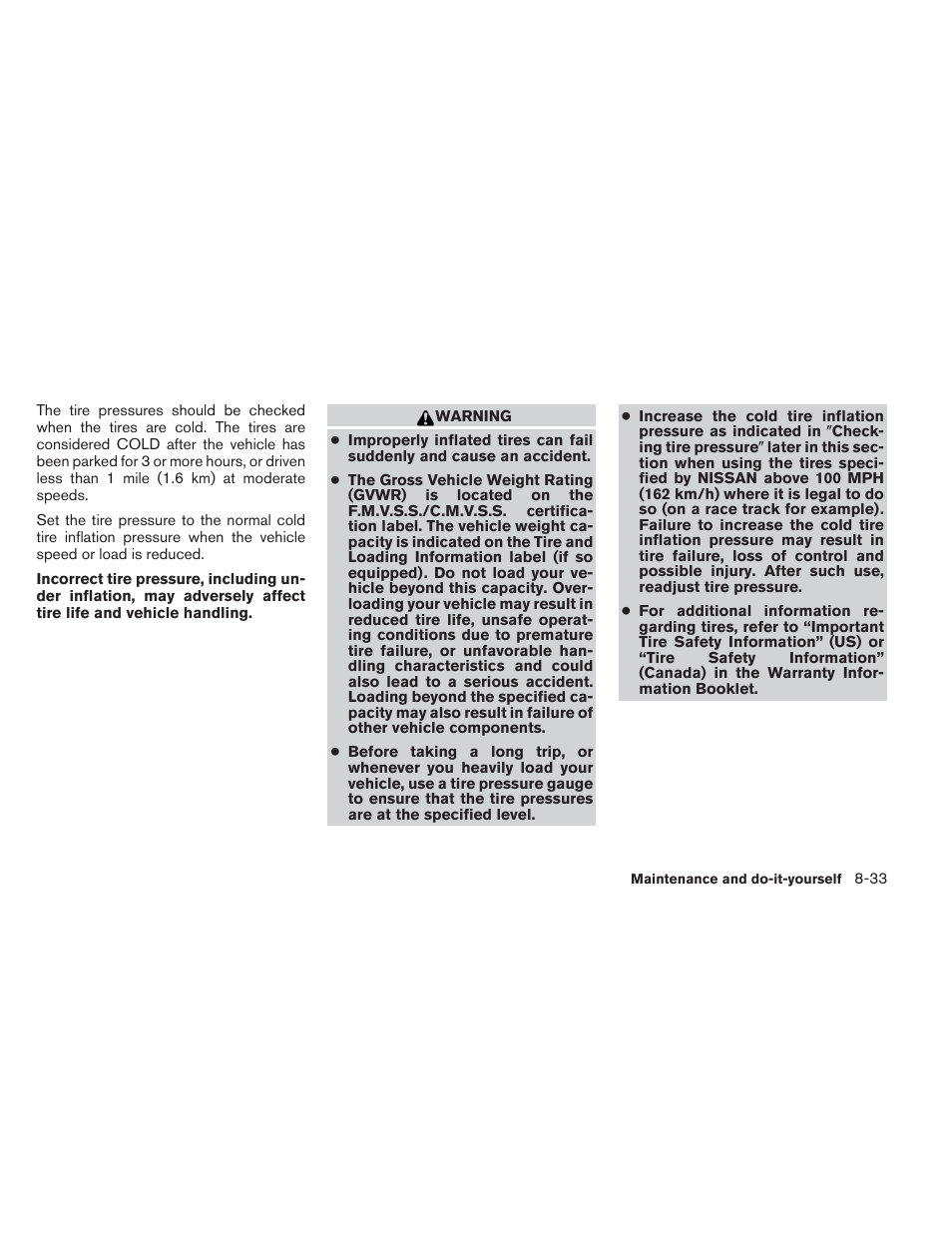 NISSAN 2012 Maxima User Manual | Page 406 / 452