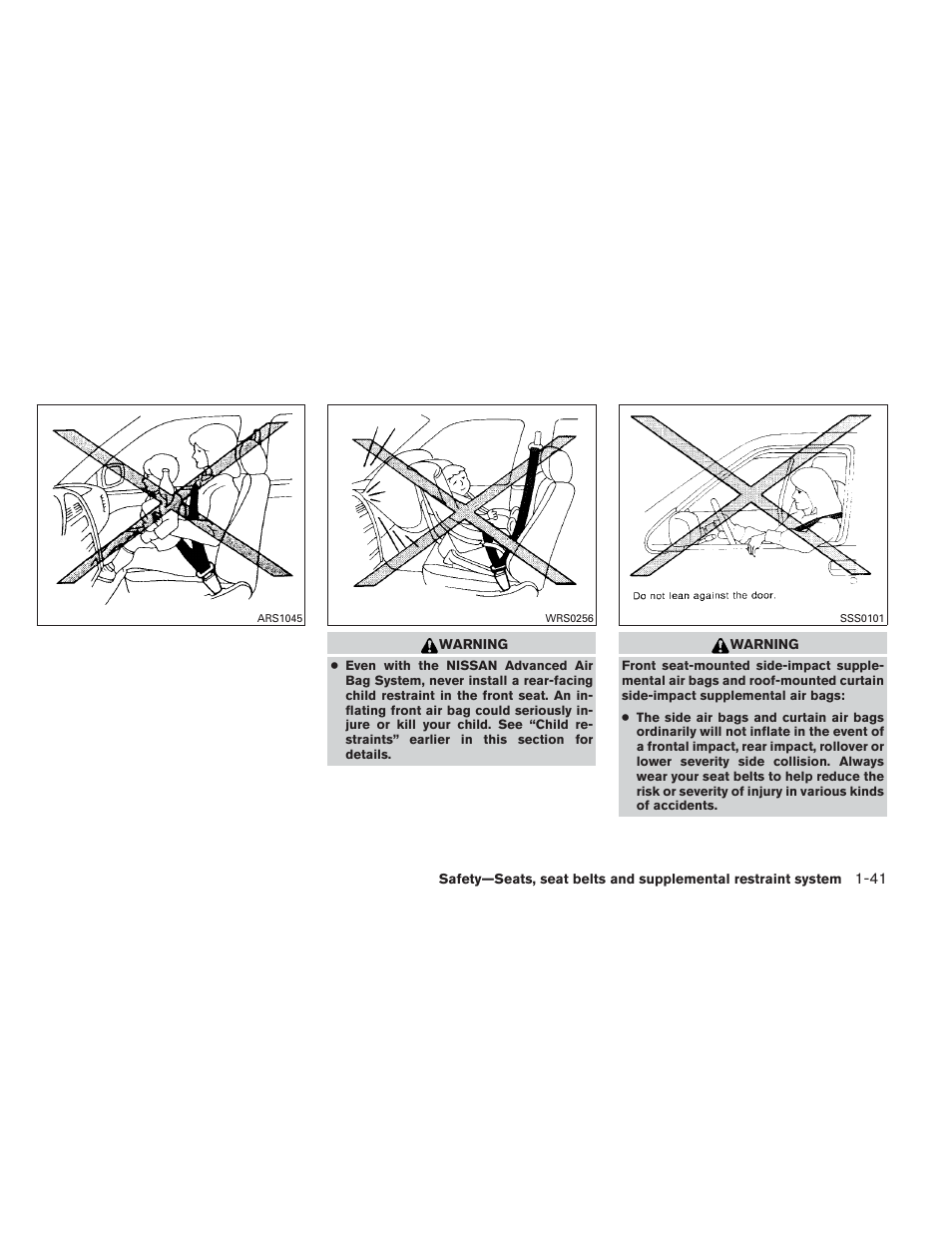 NISSAN 2012 Maxima User Manual | Page 58 / 452