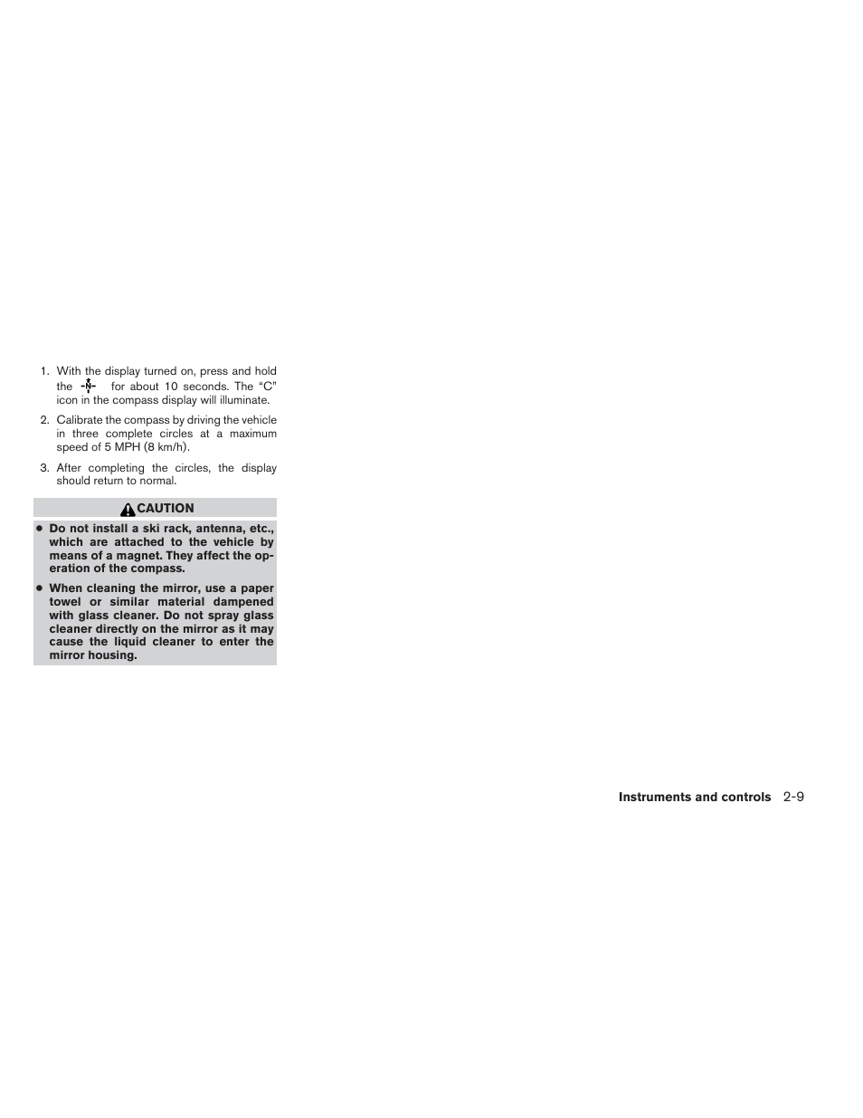 NISSAN 2012 Maxima User Manual | Page 80 / 452