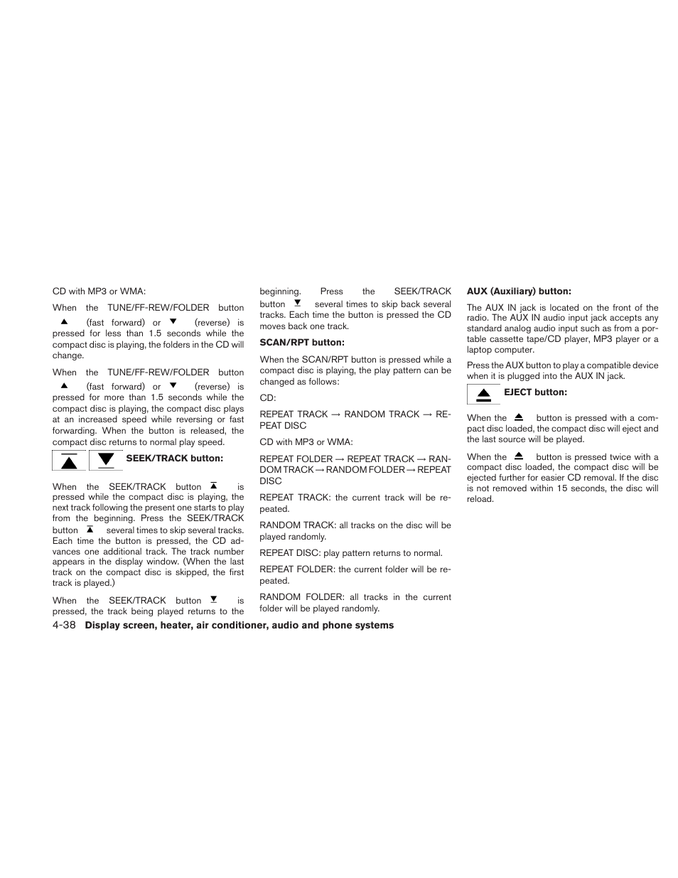 NISSAN 2011 Sentra User Manual | Page 187 / 360