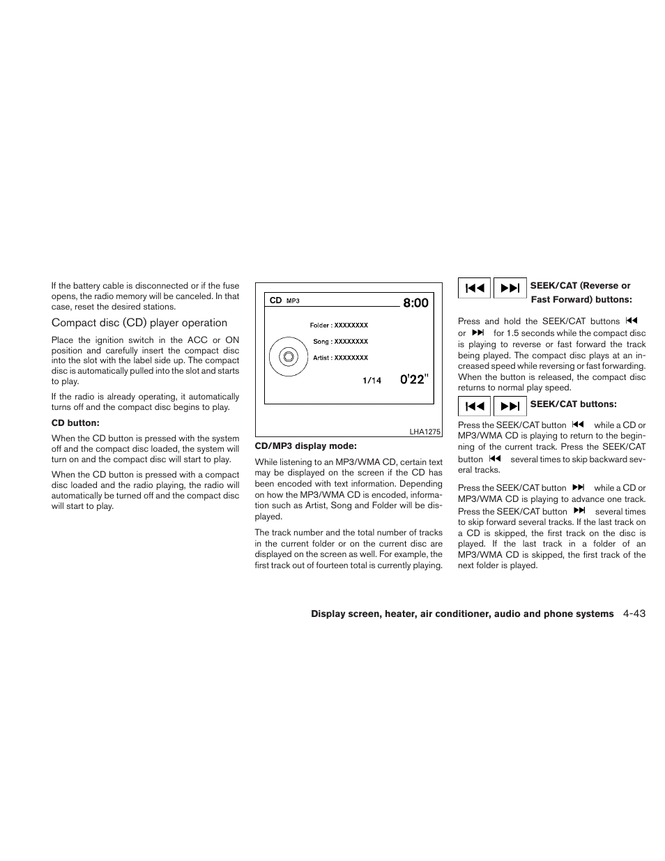 NISSAN 2011 Sentra User Manual | Page 192 / 360