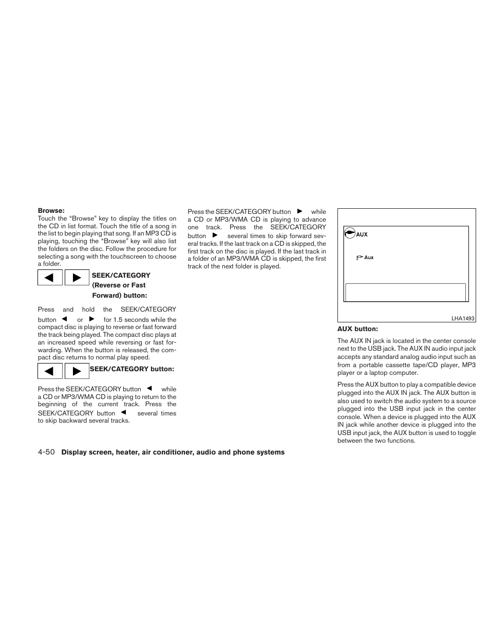 NISSAN 2011 Sentra User Manual | Page 199 / 360