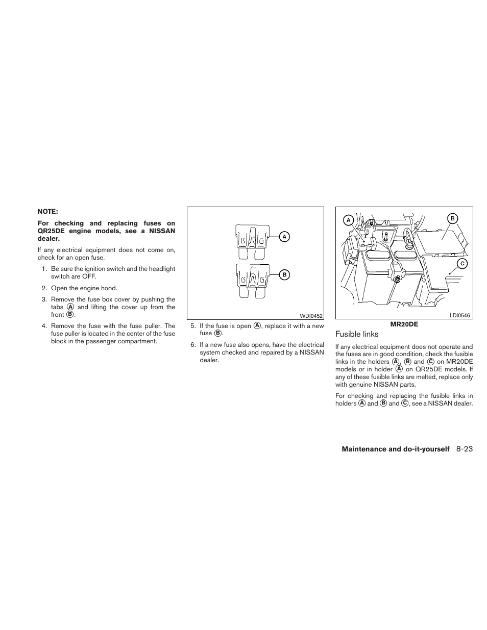 NISSAN 2011 Sentra User Manual | Page 304 / 360
