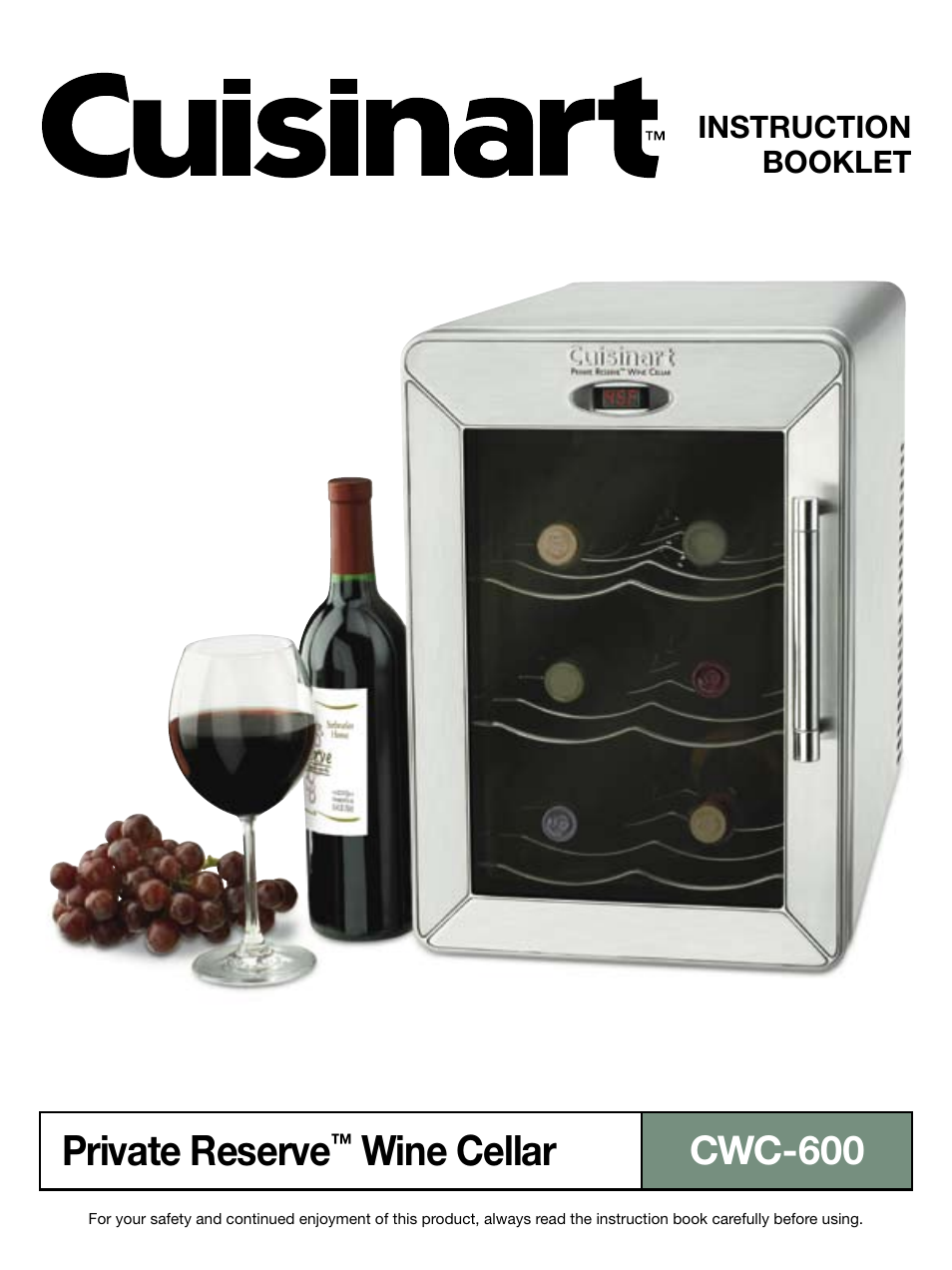 Cuisinart CWC-600 User Manual | 13 pages