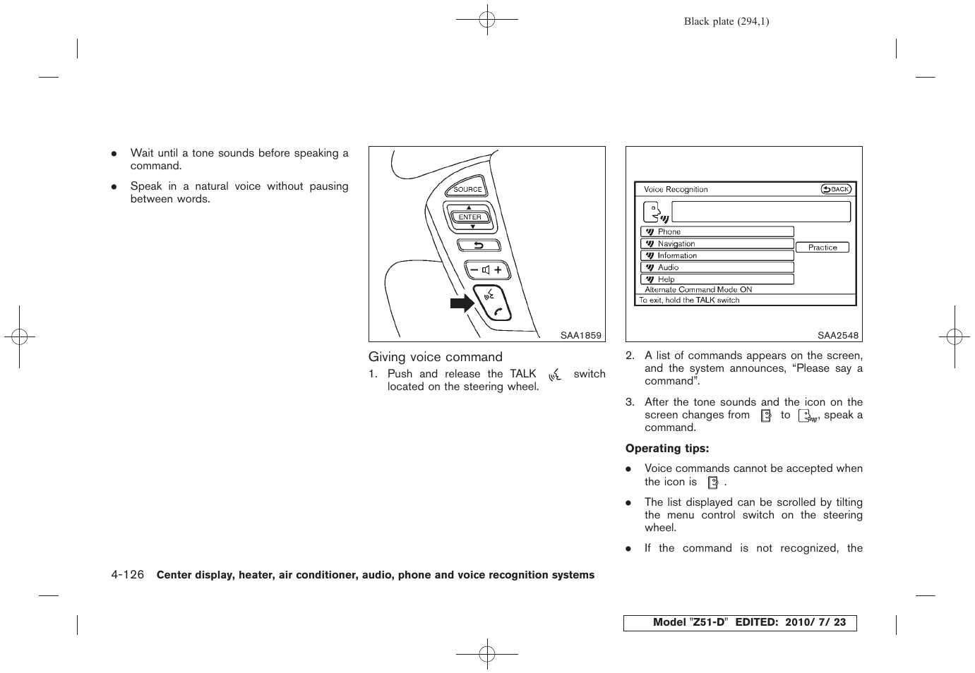 NISSAN 2011 Murano User Manual | Page 296 / 433