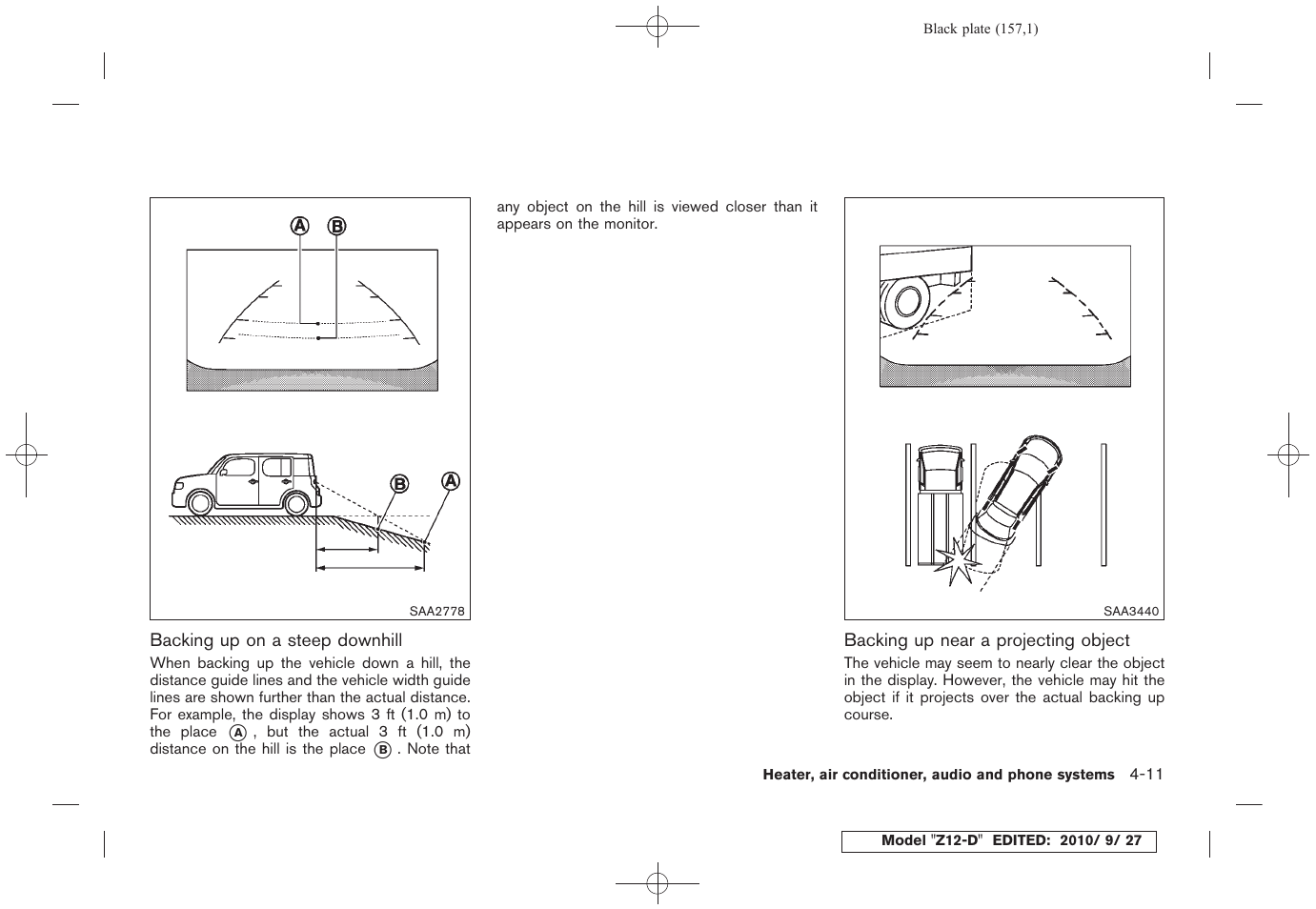 NISSAN 2011 Cube User Manual | Page 159 / 345