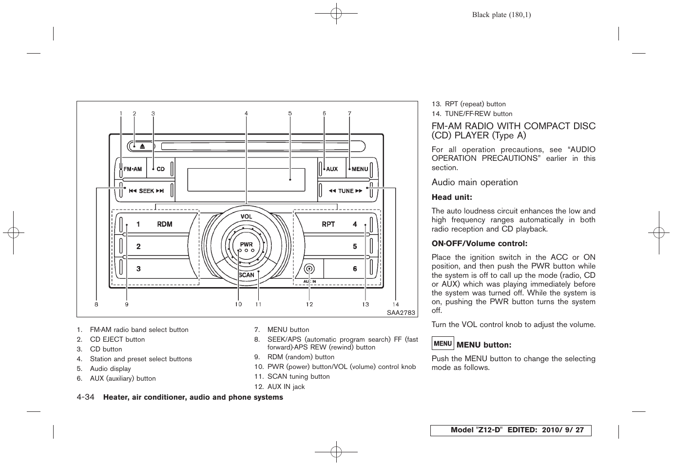 NISSAN 2011 Cube User Manual | Page 182 / 345