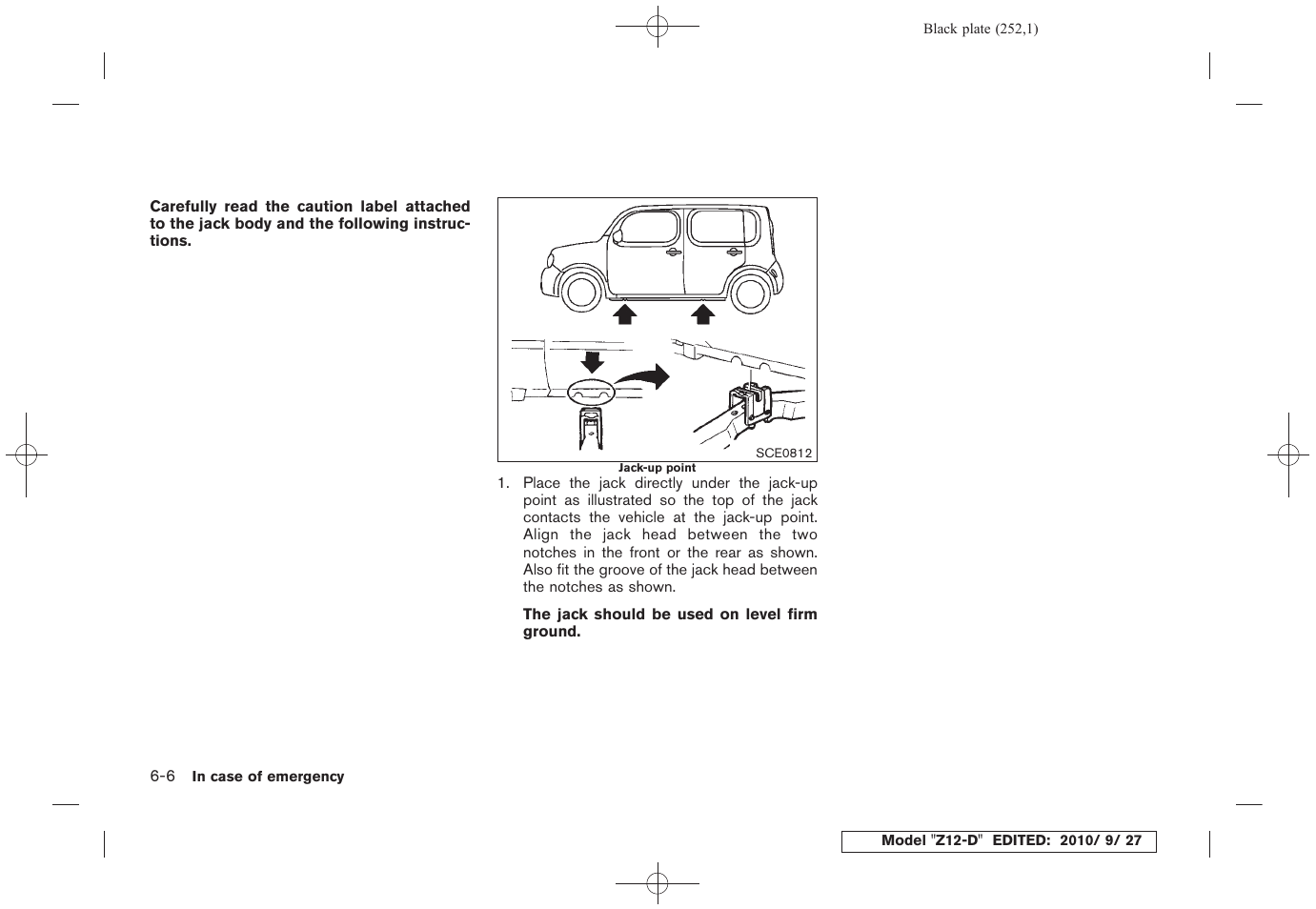 NISSAN 2011 Cube User Manual | Page 254 / 345