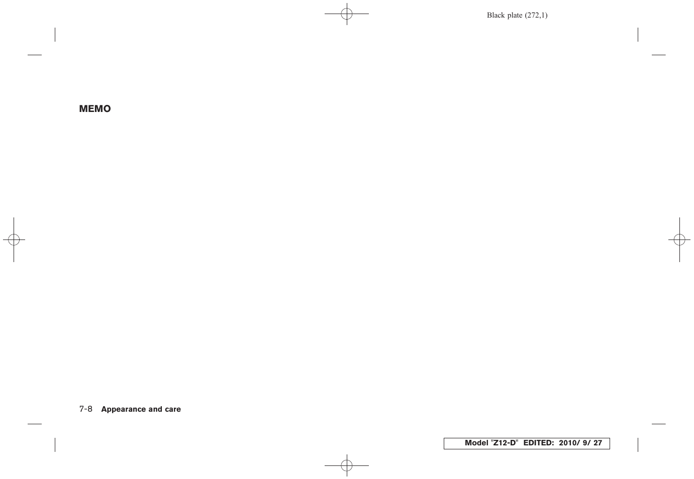 NISSAN 2011 Cube User Manual | Page 274 / 345