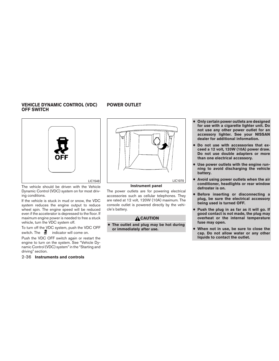 NISSAN 2011 Altima User Manual | Page 115 / 446