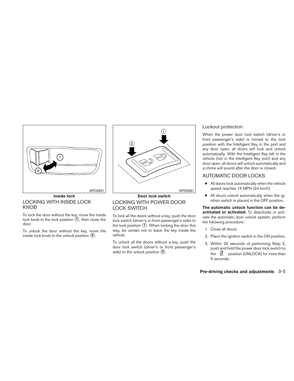 NISSAN 2011 Altima User Manual | Page 140 / 446