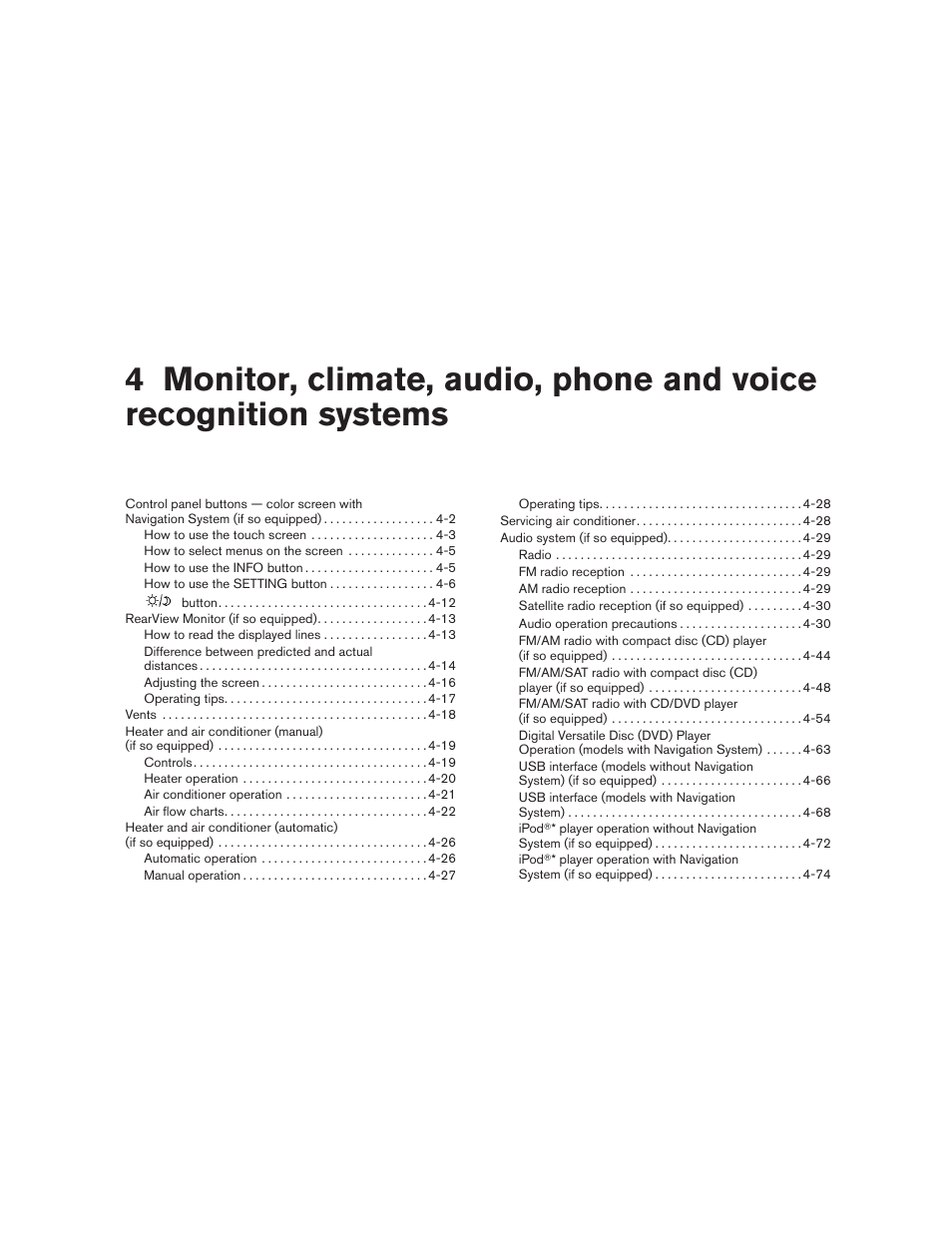 NISSAN 2011 Altima User Manual | Page 167 / 446