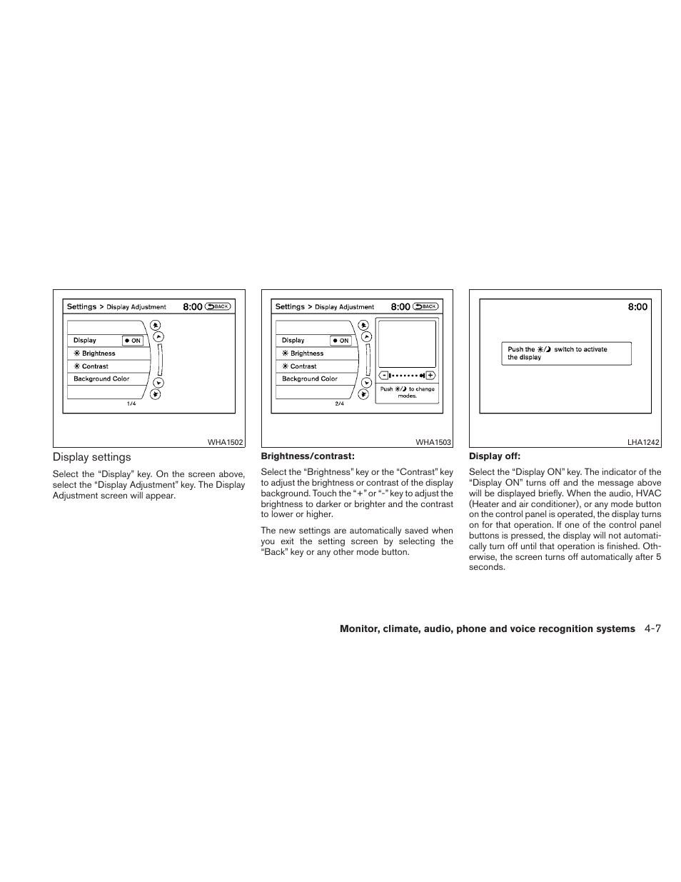 NISSAN 2011 Altima User Manual | Page 174 / 446