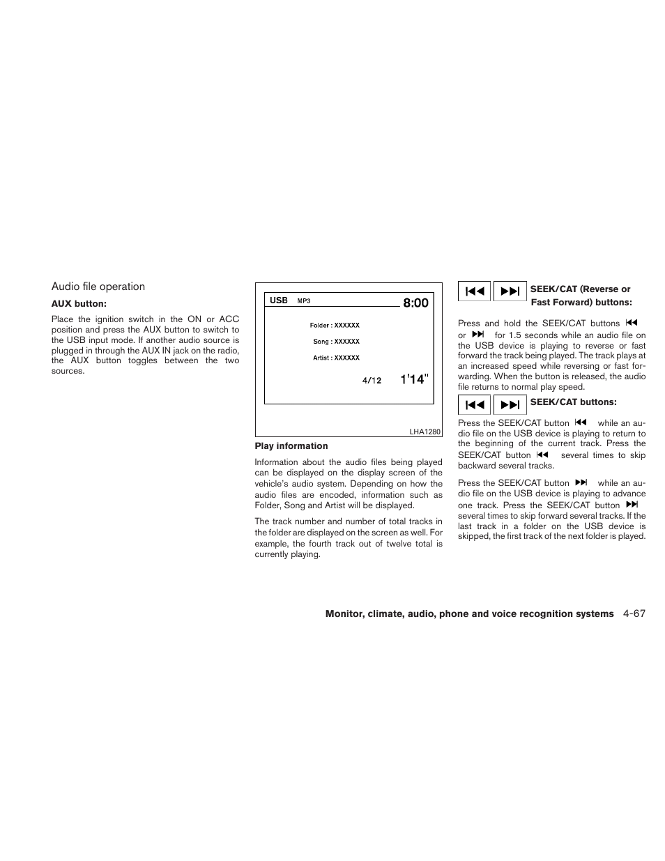 NISSAN 2011 Altima User Manual | Page 234 / 446