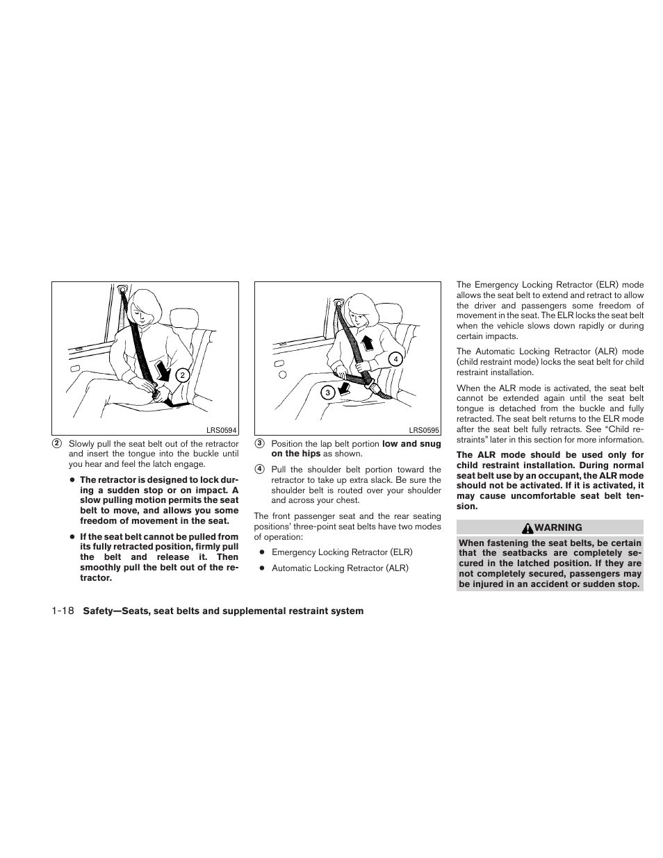 NISSAN 2011 Altima User Manual | Page 37 / 446