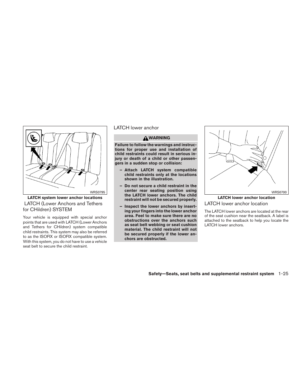 NISSAN 2011 Altima User Manual | Page 44 / 446