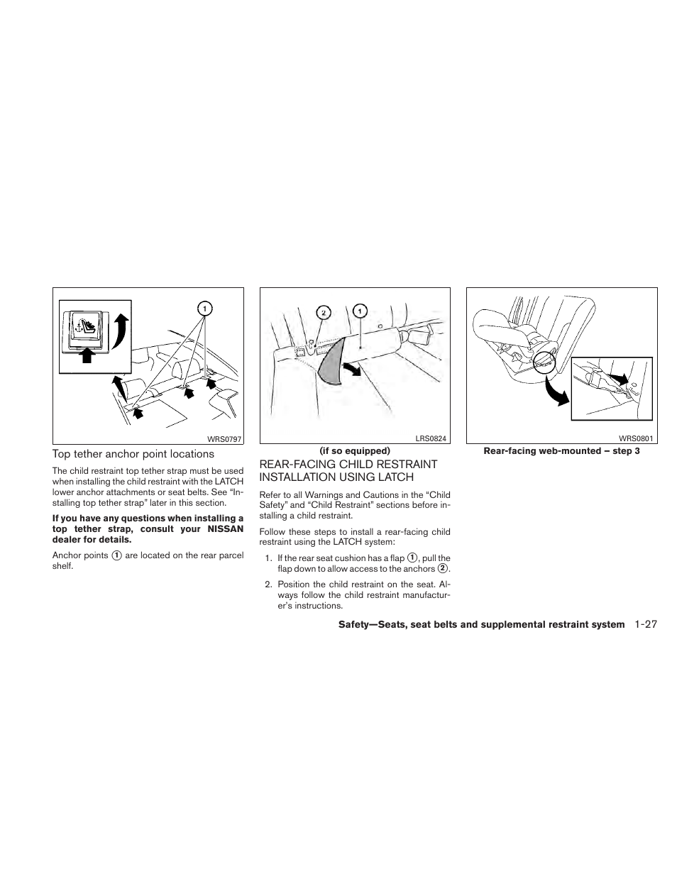 NISSAN 2011 Altima User Manual | Page 46 / 446