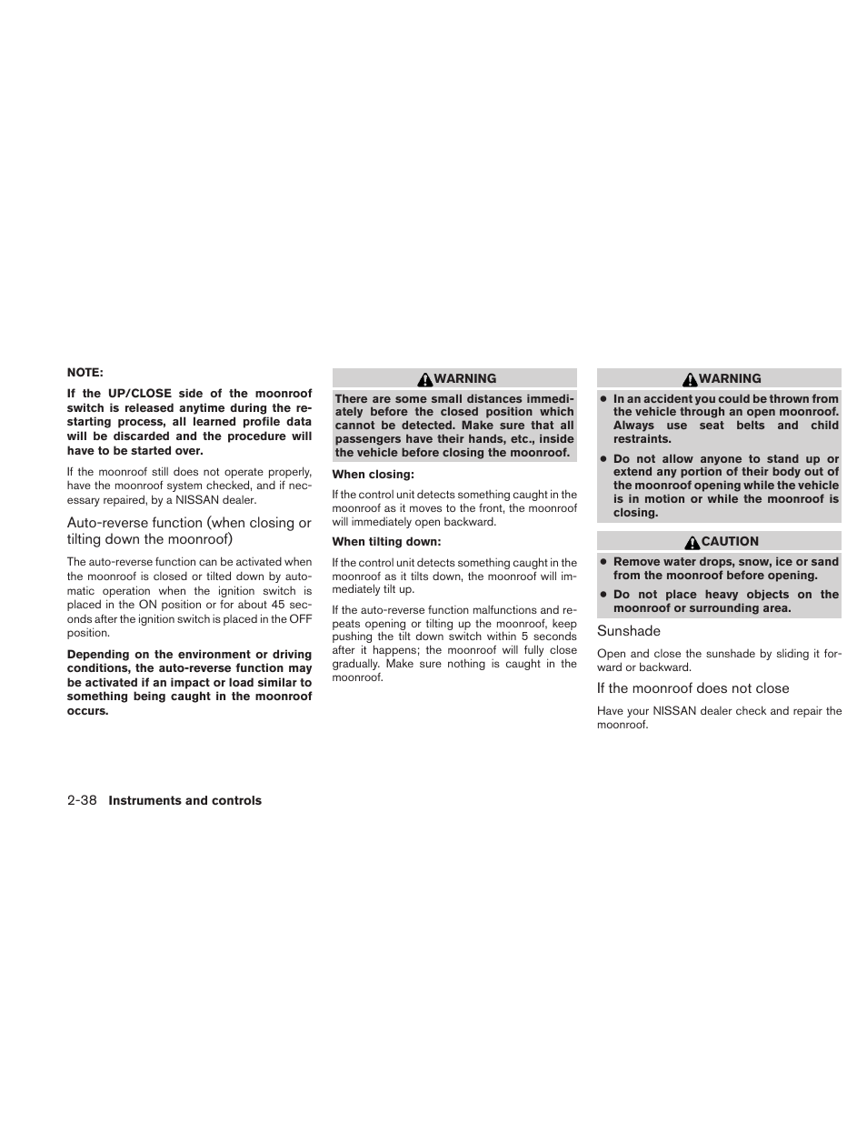 NISSAN 2010 Sentra User Manual | Page 115 / 331