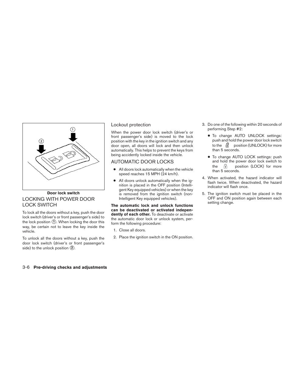 NISSAN 2010 Sentra User Manual | Page 123 / 331