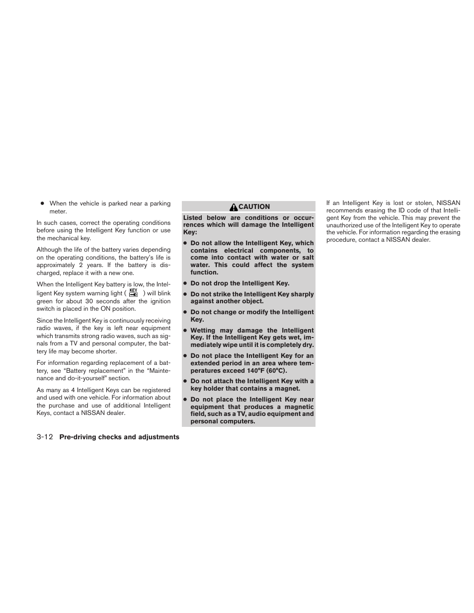 NISSAN 2010 Sentra User Manual | Page 129 / 331