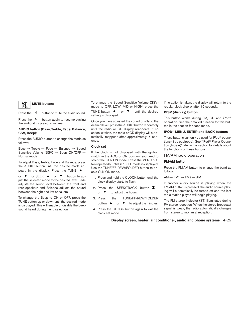 NISSAN 2010 Sentra User Manual | Page 172 / 331