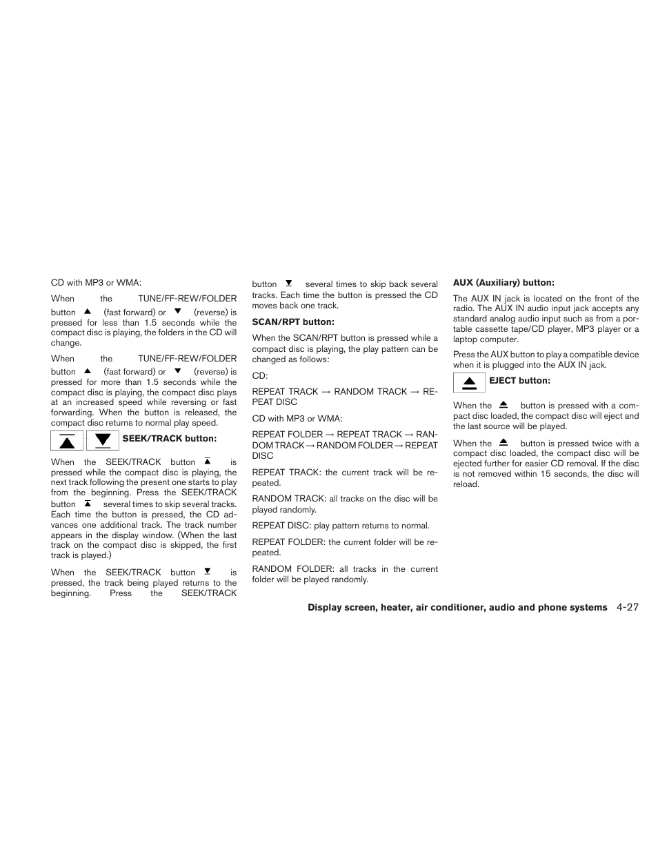 NISSAN 2010 Sentra User Manual | Page 174 / 331