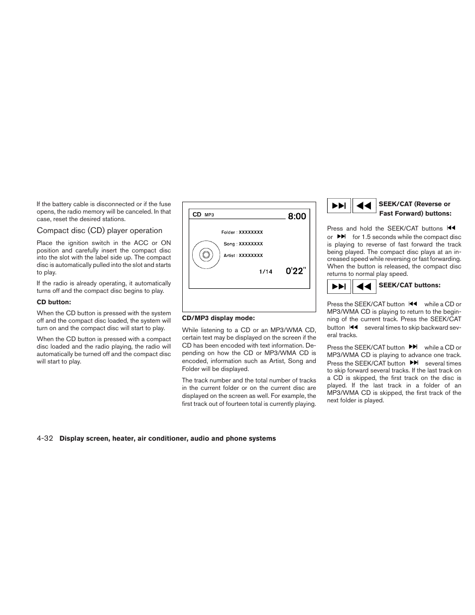 NISSAN 2010 Sentra User Manual | Page 179 / 331
