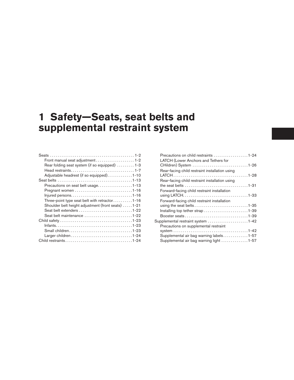 NISSAN 2010 Sentra User Manual | Page 18 / 331