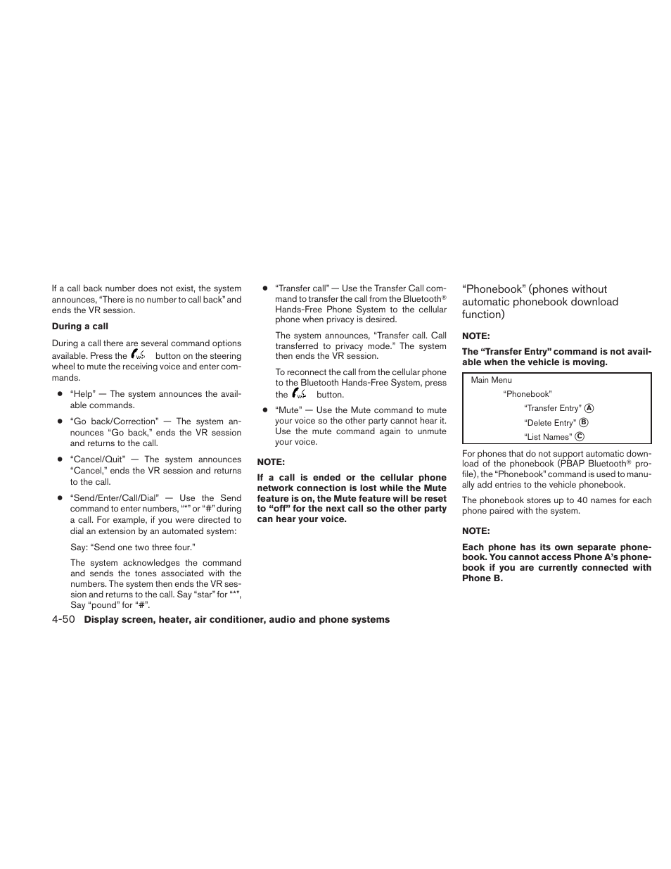 NISSAN 2010 Sentra User Manual | Page 197 / 331