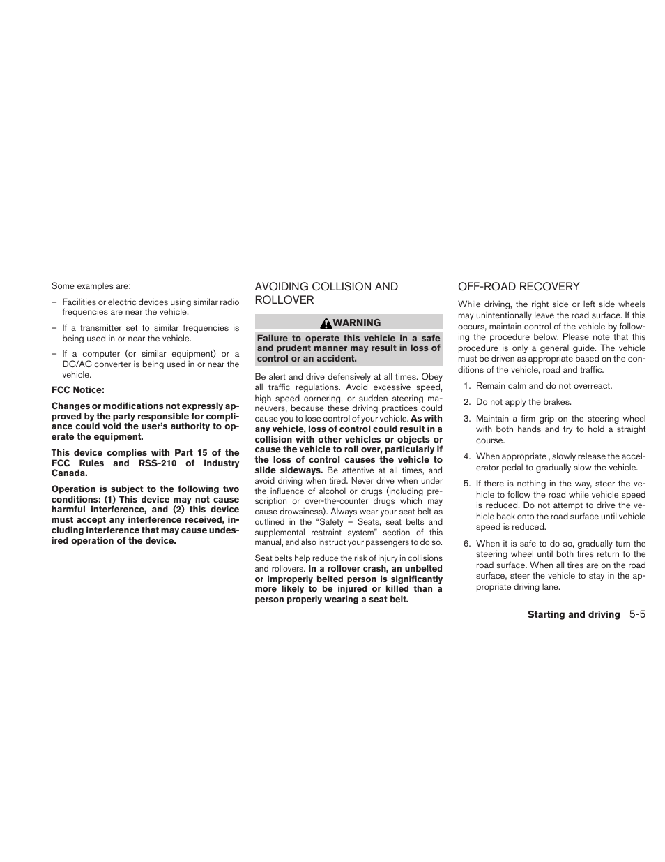 NISSAN 2010 Sentra User Manual | Page 208 / 331