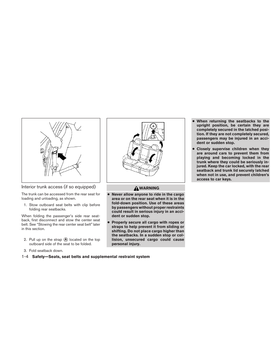 NISSAN 2010 Sentra User Manual | Page 21 / 331