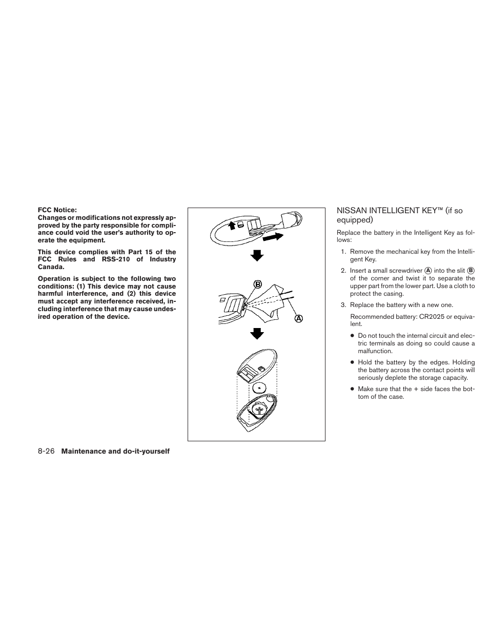 Nissan intelligent key™ (if so equipped) -26 | NISSAN 2010 Sentra User Manual | Page 279 / 331