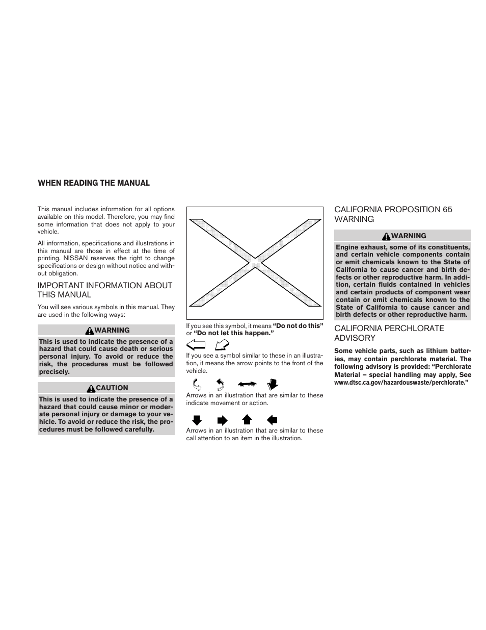 NISSAN 2010 Sentra User Manual | Page 3 / 331