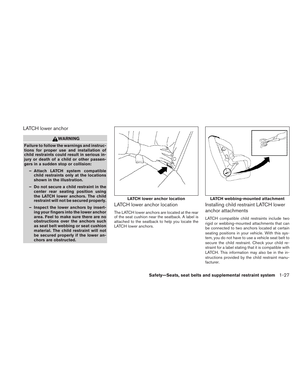 NISSAN 2010 Sentra User Manual | Page 44 / 331