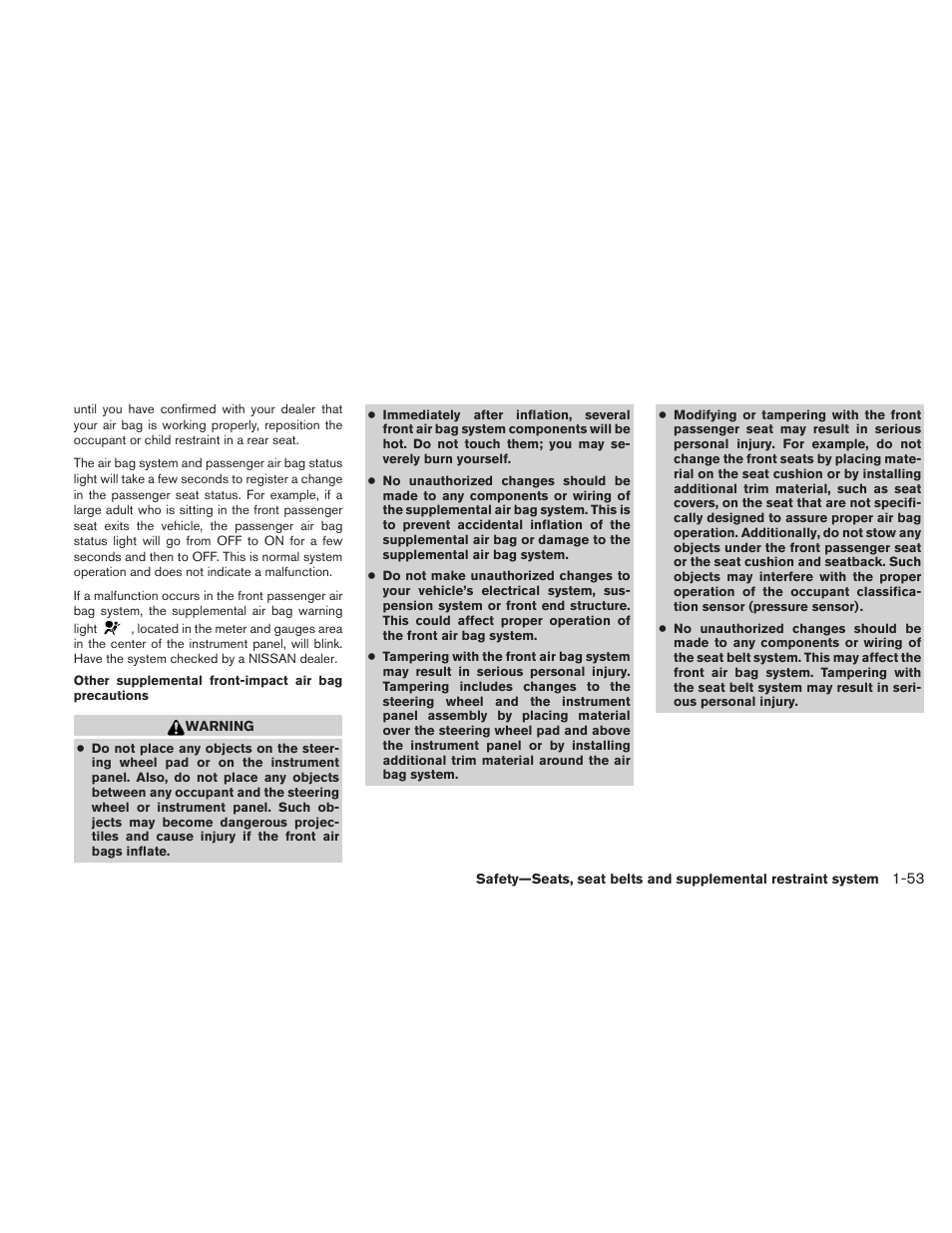 NISSAN 2010 Sentra User Manual | Page 70 / 331