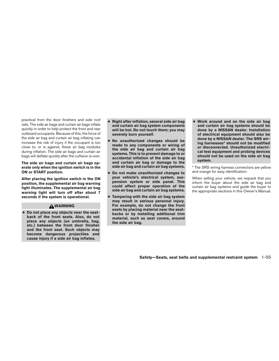 NISSAN 2010 Sentra User Manual | Page 72 / 331