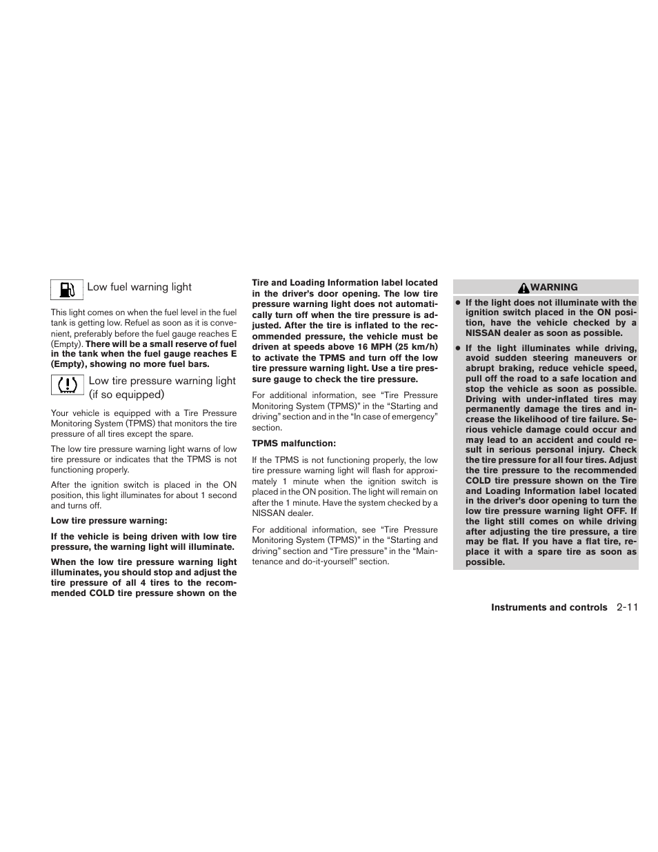 NISSAN 2010 Sentra User Manual | Page 88 / 331
