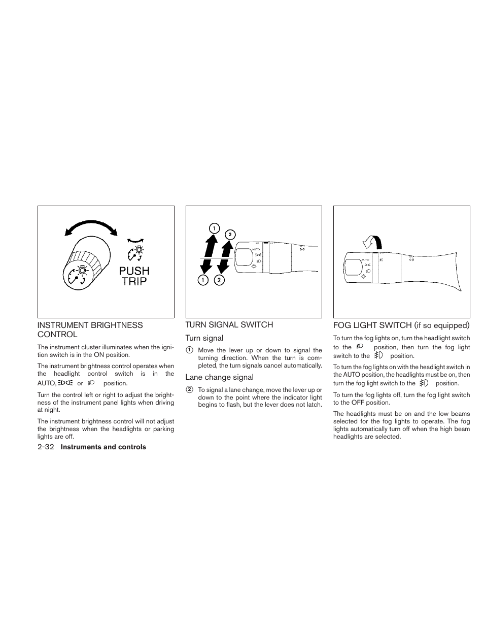 NISSAN 2010 Maxima User Manual | Page 104 / 457