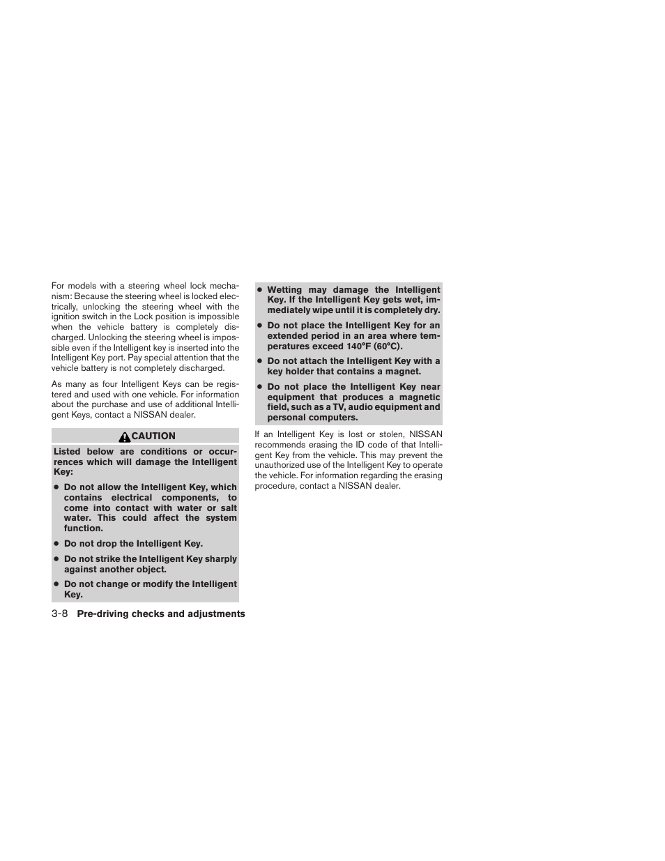 NISSAN 2010 Maxima User Manual | Page 136 / 457