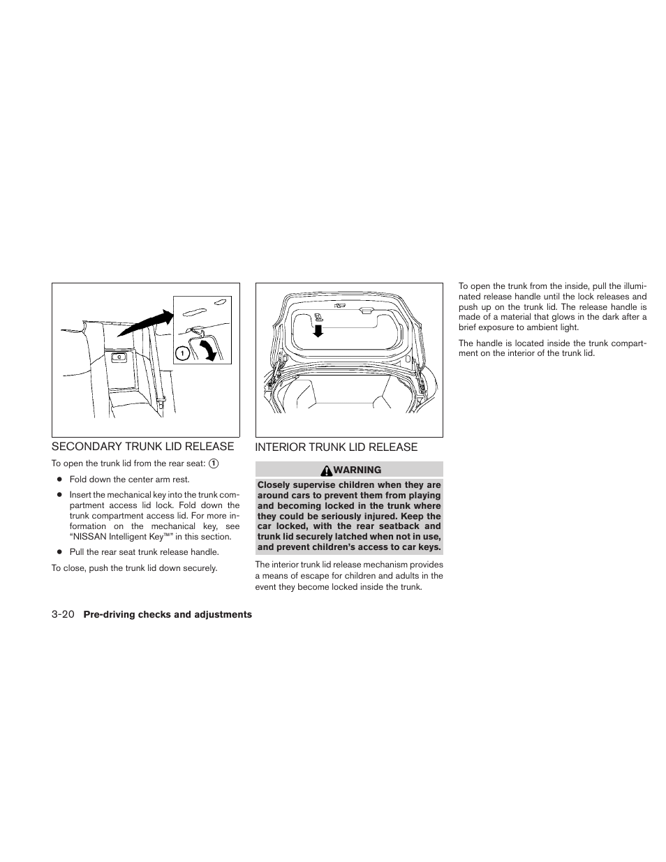 NISSAN 2010 Maxima User Manual | Page 148 / 457