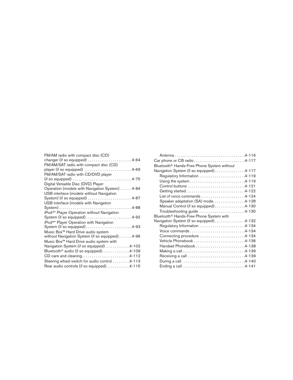 NISSAN 2010 Maxima User Manual | Page 162 / 457