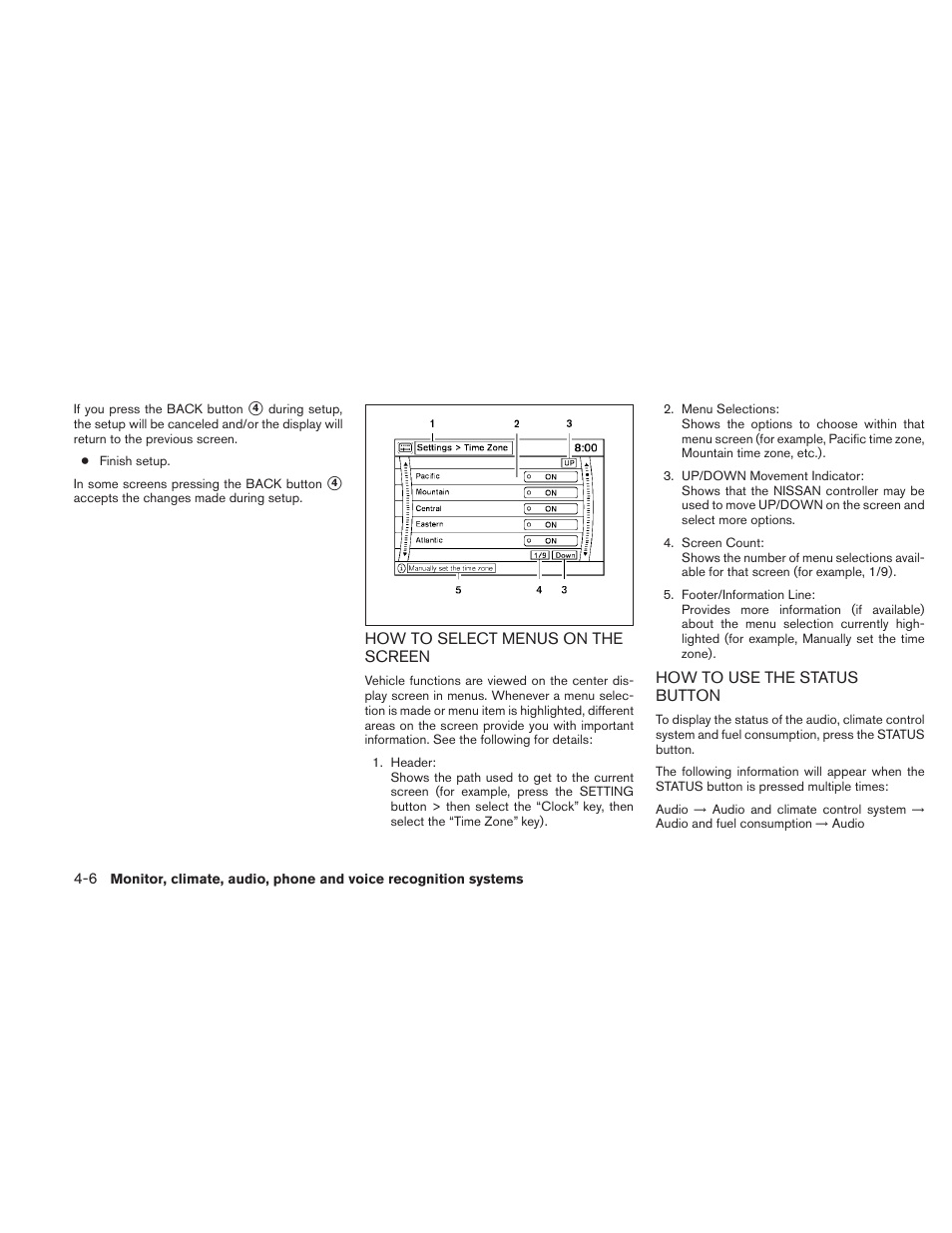 NISSAN 2010 Maxima User Manual | Page 166 / 457