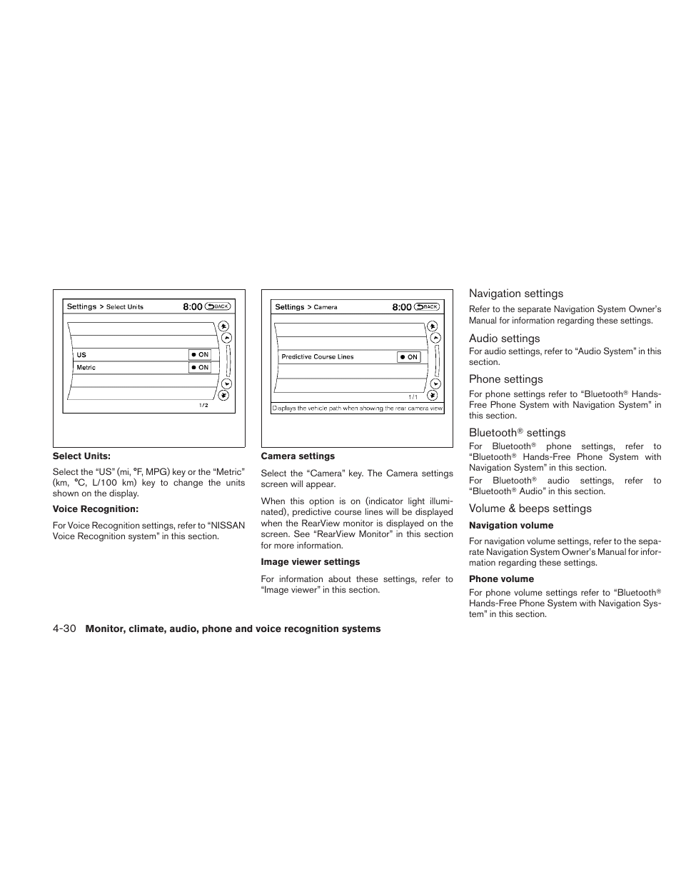 NISSAN 2010 Maxima User Manual | Page 190 / 457