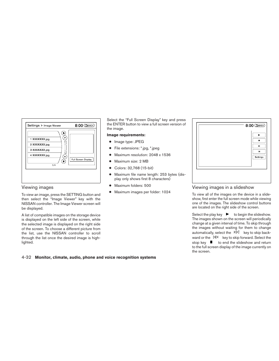 NISSAN 2010 Maxima User Manual | Page 192 / 457