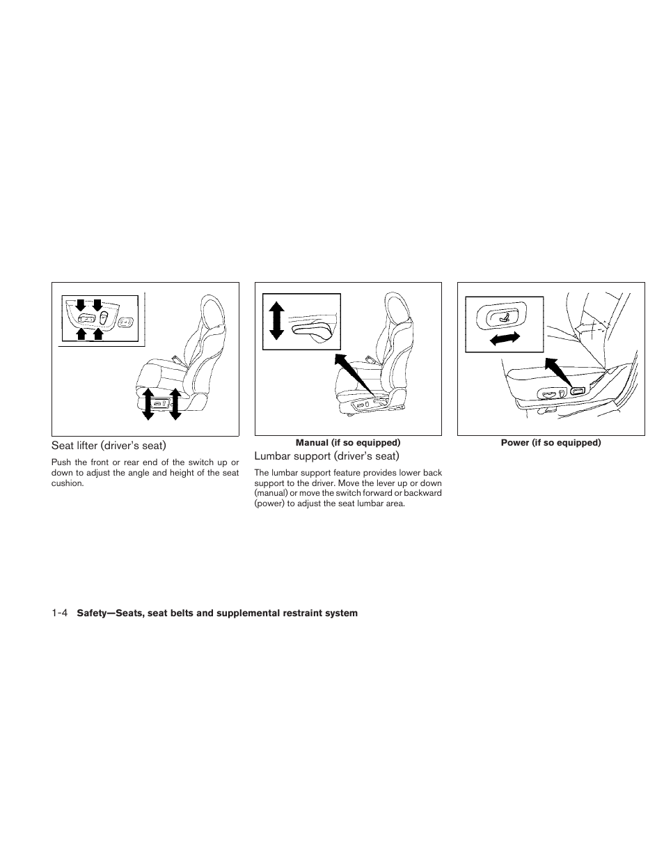 NISSAN 2010 Maxima User Manual | Page 20 / 457