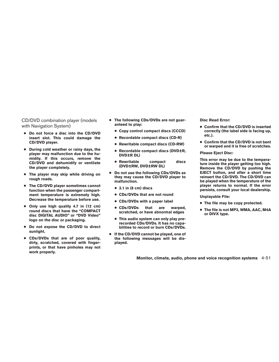 NISSAN 2010 Maxima User Manual | Page 211 / 457