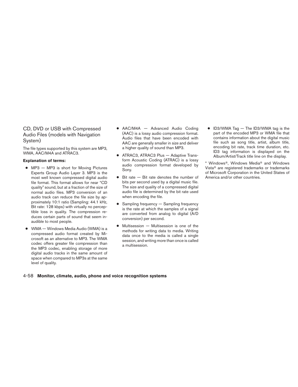 NISSAN 2010 Maxima User Manual | Page 218 / 457