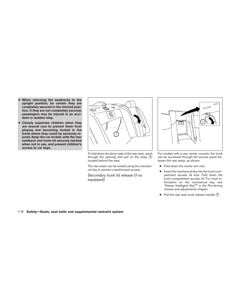 NISSAN 2010 Maxima User Manual | Page 22 / 457