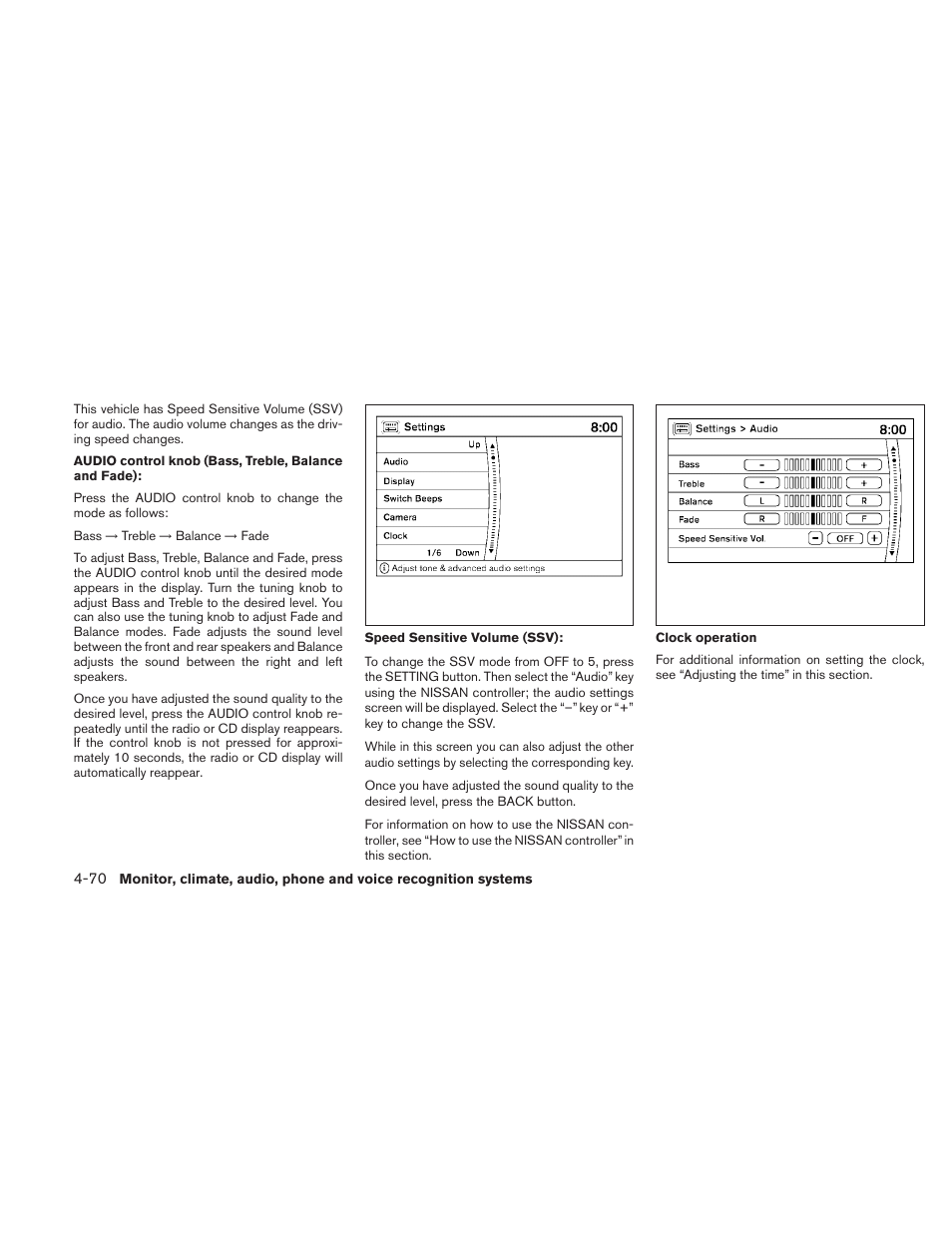 NISSAN 2010 Maxima User Manual | Page 230 / 457