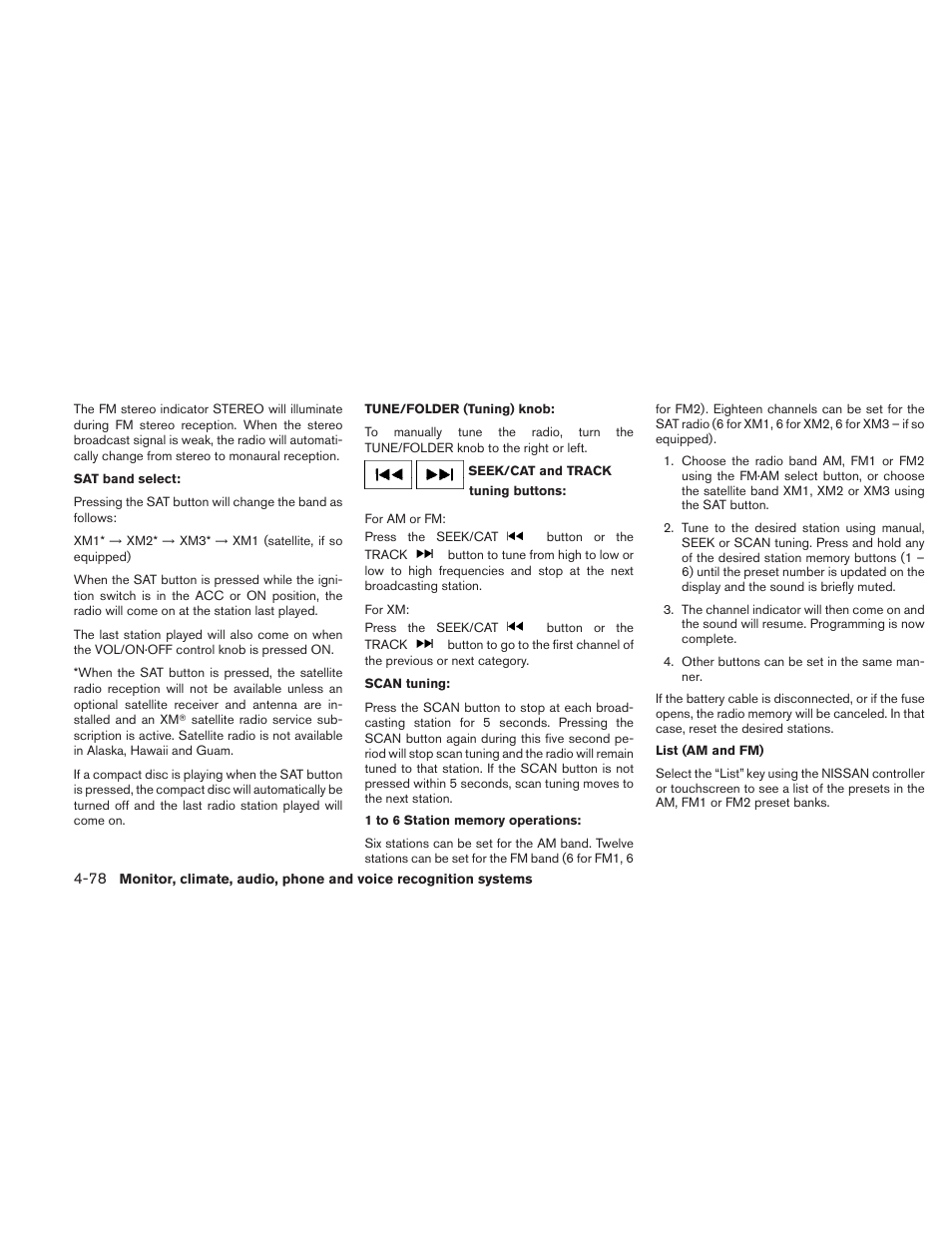 NISSAN 2010 Maxima User Manual | Page 238 / 457
